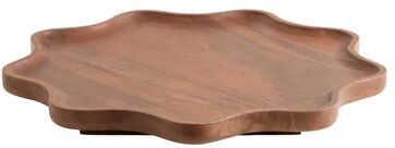 Kate and Laurel Alezar Wood Lazy Susan Tray