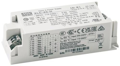 MEAN WELL XLC-40-12 LED-Treiber 40.8W 1St.