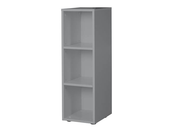 Seitenregal taupe, 2 Einlegeböden, Regal für Baby- & Kinderzimmer, HxBxT 88 x 27 x 32 cm