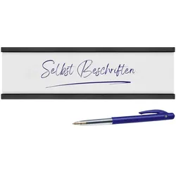CombiCraft Magnetische Etikettenhalter 100x30 mm- Set von 5 für Effiziente Organisation