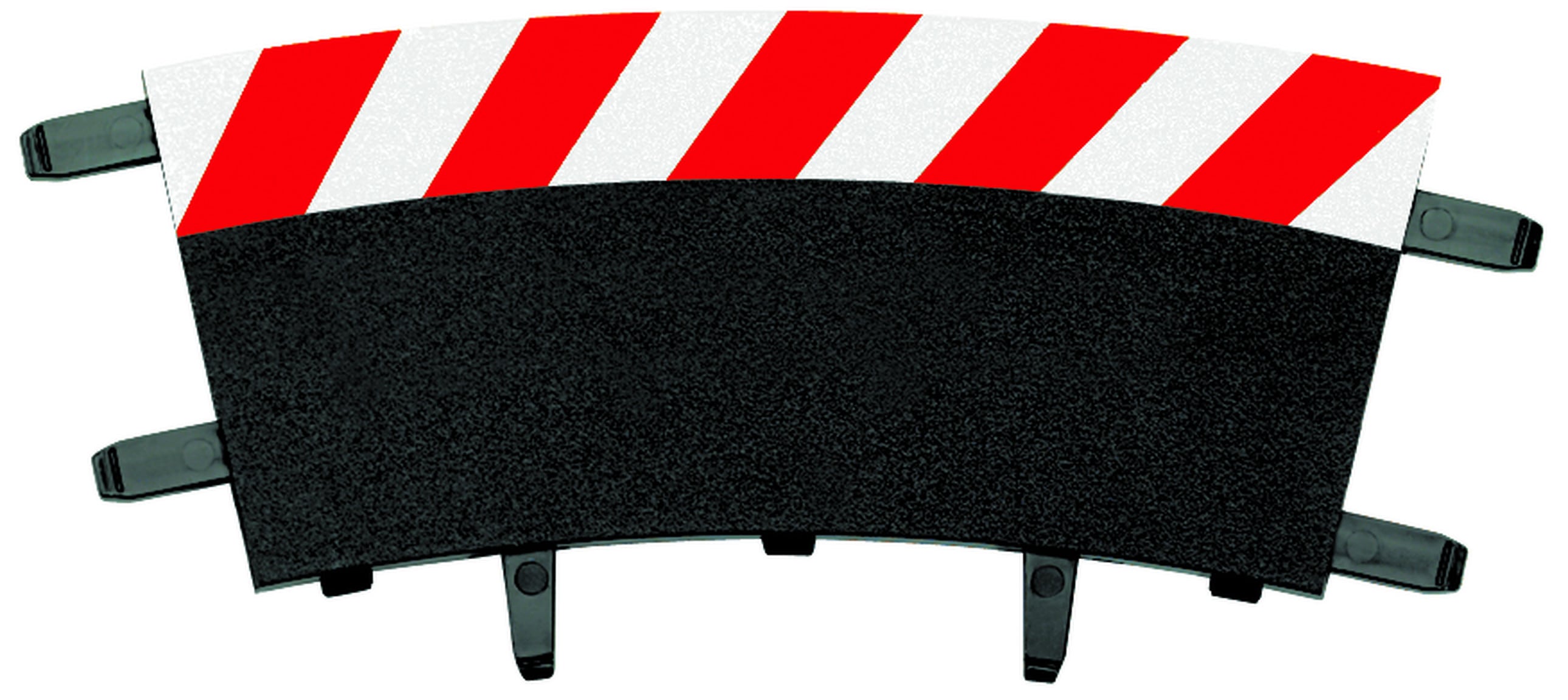 Carrera Digital 124 Außenrandstreifen für Steilkurve 1/30° (6), Endstücke (2)