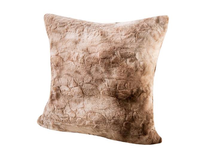 Kuschelweiche und wärmende Wohndecke, Beige, Größe 905 (Kissenbezug, 50x 50 cm)