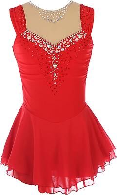 LightInthebox Figure Skating Dresses Ladies' Diamond Skating Skirt Figure Skating Dress Girls Girl Skating Skirt Figure Skating