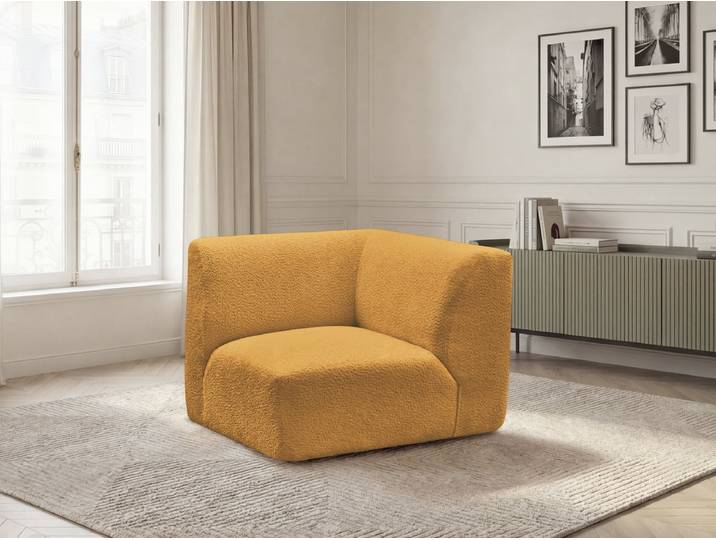 Petit angle pour canapé modulable ANDA tissu chenille