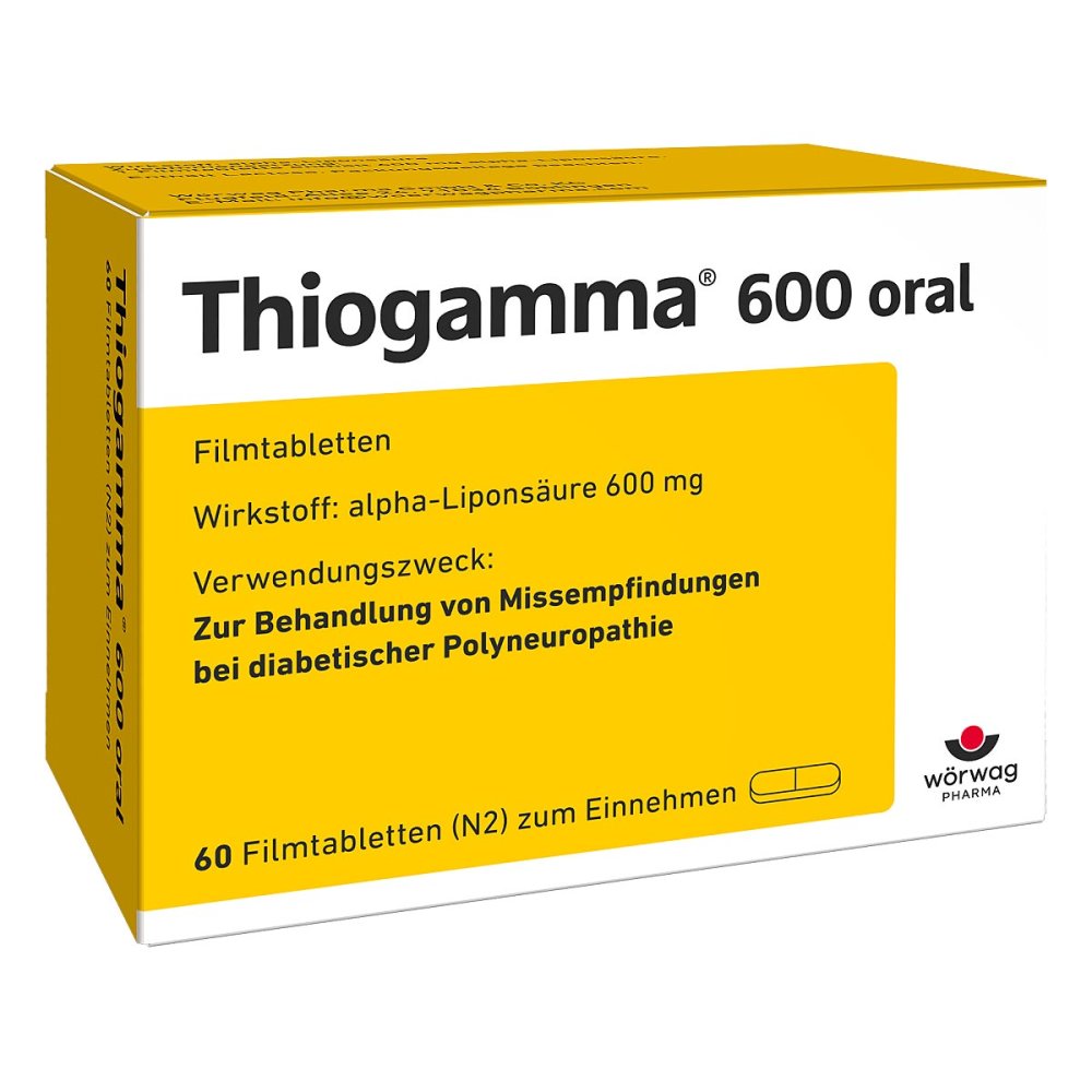 Wörwag Pharma GmbH & Co. KG Thiogamma 600 oral 04972013