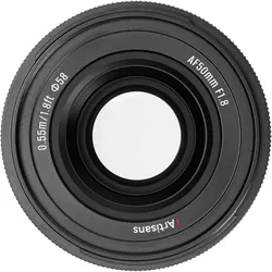 7artisans AF50mm F1.8 Fuji (FX Mount) APS-C (Fujifilm X, APS-C / DX), Objektiv, Schwarz