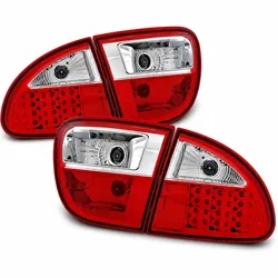 LED-Rückleuchten passend für Seat Leon 04/1999–08/2004 | Rot/Weiß