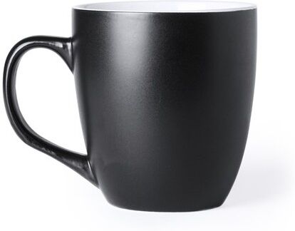 Mug personnalisable en céramique Mabery céramique noir