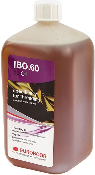 Olio da taglio puro Euroboor, Olio per filettatura 1 litro IBO.60