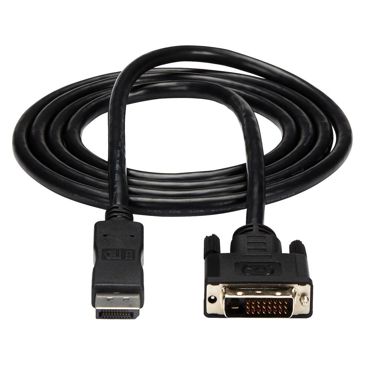 StarTech 6ft Displayport To Dvi Cable (1.80 m) (DP2DVIMM6)