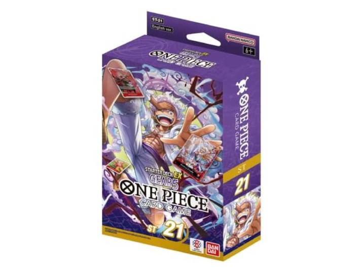 One Piece TCG Starter Deck EX: Gear 5 (ST21) - 51 Karten, Hüllen, Bonuspaket