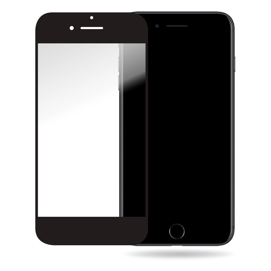 Mobilize Schwarzer Rahmen Glas (Apple iPhone 6 Plus, Apple iPhone 6s Plus, Apple iPhone 7 Plus, Apple iPhone 8 Plus) (37168648)