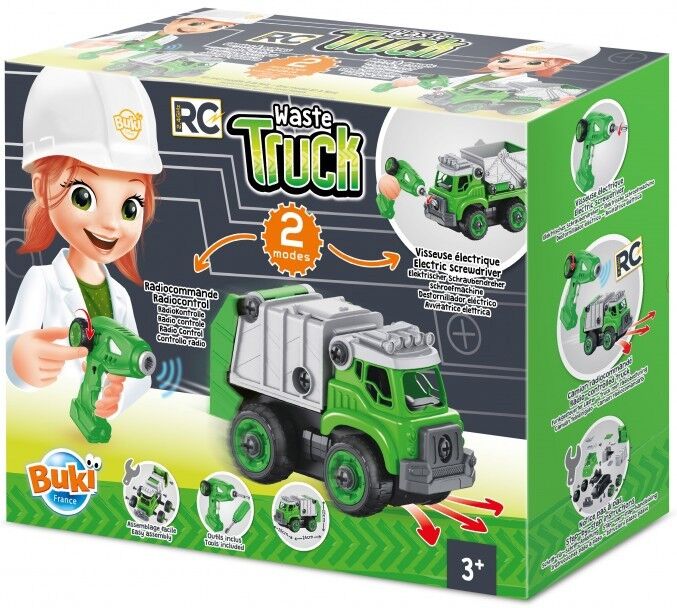 Buki France Camion Poubelles R/C - Buki