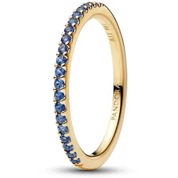 Pandora 162999C02 Damenring Funkelndes Blau Halber Ewigkeits-Ring, 58/18,5