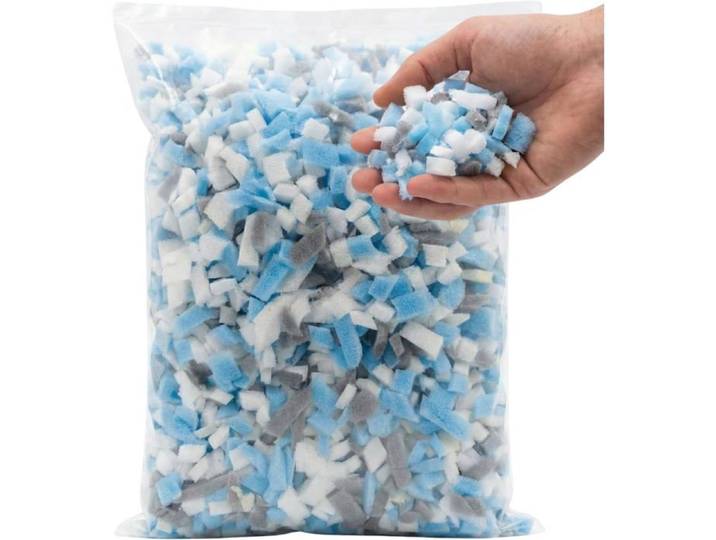 Bananair Mousse de Rembourrage en Flocons 500 Litres 9kg pour Canapé Coussin Pouf Peluche