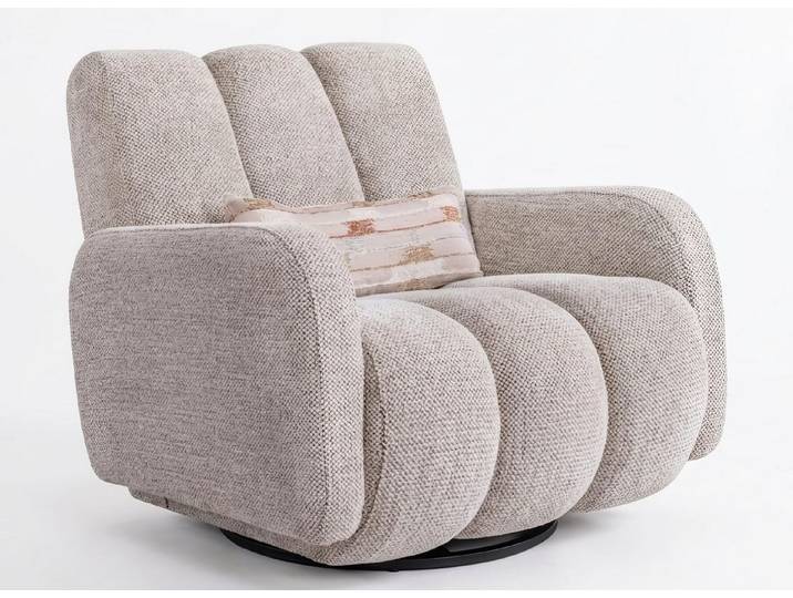 JVmoebel Loungesessel Sessel Modern Beige Bequem Polstersessel Lounge Drehfunktion