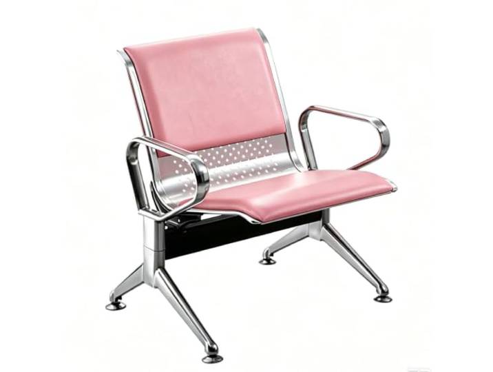 YPIOUREN Stühle Esszimmer, Wartestuhl, Sillas para Sala de Reuniones Unterstützt Bis Zu 200 Kg, Verfügt Über Eine Bequeme Rückenlehne und Armlehnen(Pink)