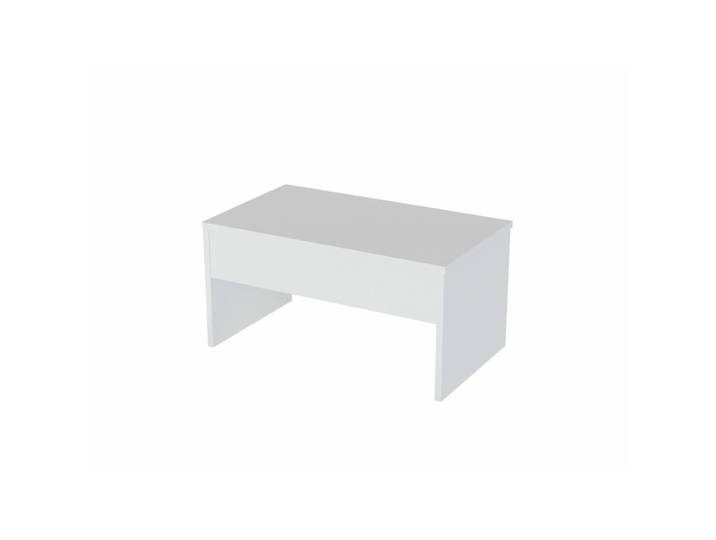 Table basse relevable effet bois blanc