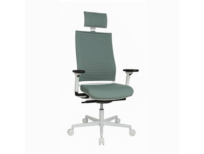 Bürostuhl Topstar Sitness Life 80 mit 1D Armlehnen, Grün/Weiss, Neu, Ergonomischer Stuhl - ideal für flexibles Arbeiten