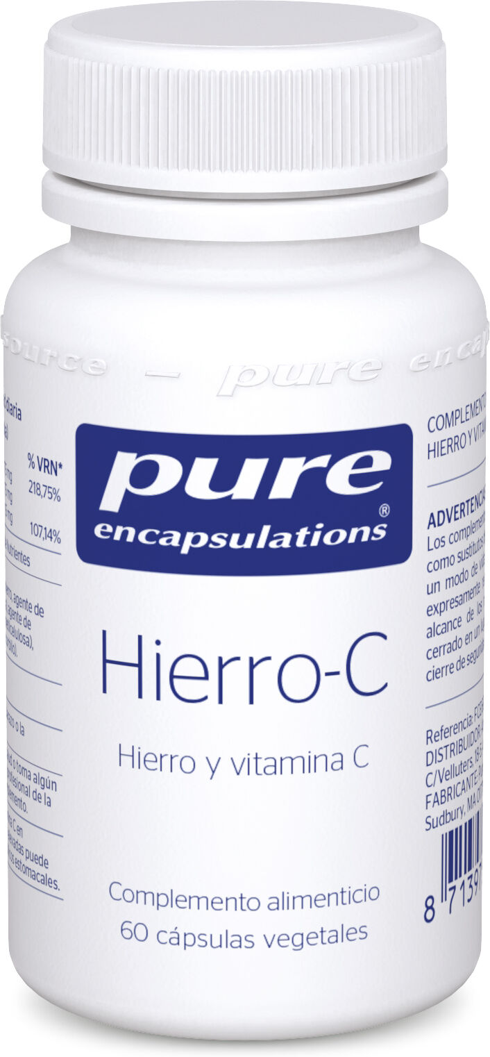 Pure Encapsulations Iron-C 60 Capsules