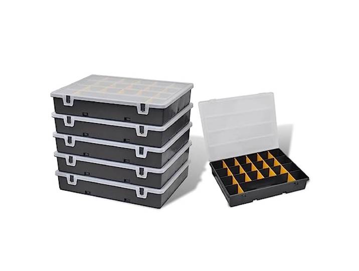 vidaXL Boîte à outils 6 pcs