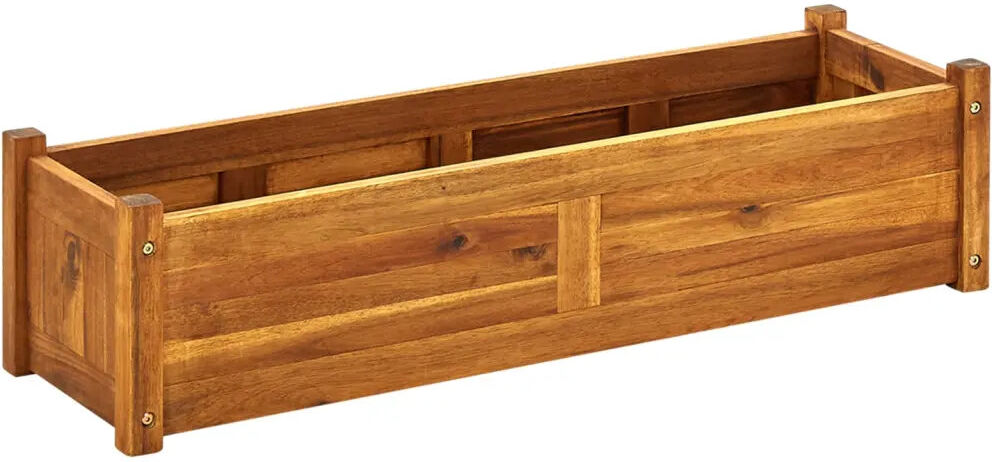 Symple Stuff Wood Planter Box H25 x W100 x D30cm