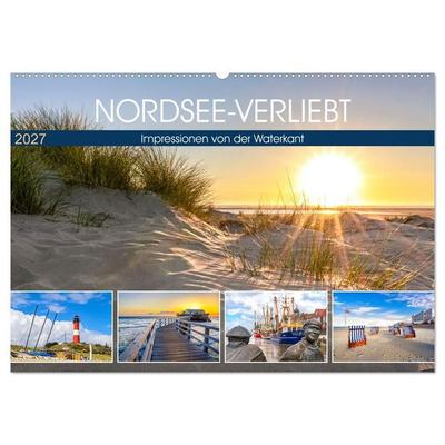 NORDSEE-VERLIEBT (Wandkalender 2027 DIN A2 quer), CALVENDO Monatskalender
