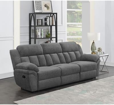 Coaster Bahrain Upholstered Sofa Charcoal