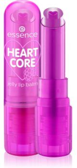 Essence HEART CORE bálsamo labial matizante com brilho tom 03 Berry-Berry Cute 3 g. HEART CORE
