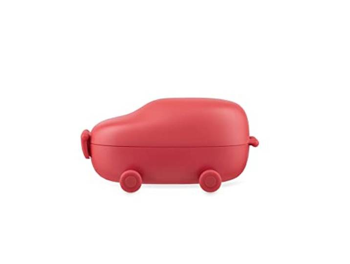 Sakura Adachi SA06 R Snackbox met twee compartimenten in thermoplastische hars, rood, polyurethaan, lichtblauw
