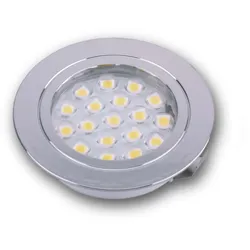 Dimatec Einbaustrahler LED 1,2 Watt  Chrom glänzend