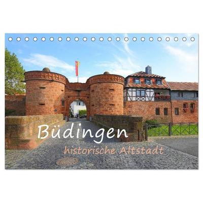 Büdingen - historische Stadt (Tischkalender 2027 DIN A5 quer), CALVENDO Monatskalender