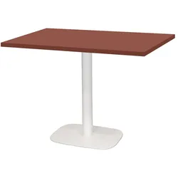 RestooTab - Tisch Round weiß 120x70cm rosso jaipur fenix