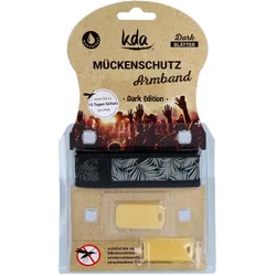 Mückenschutz Armband Blätter Grau