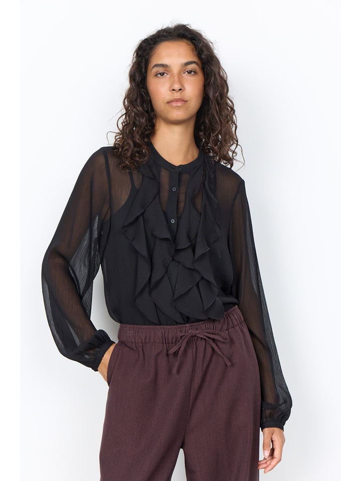 soyaconcept Bluse "Naia" in Schwarz - M