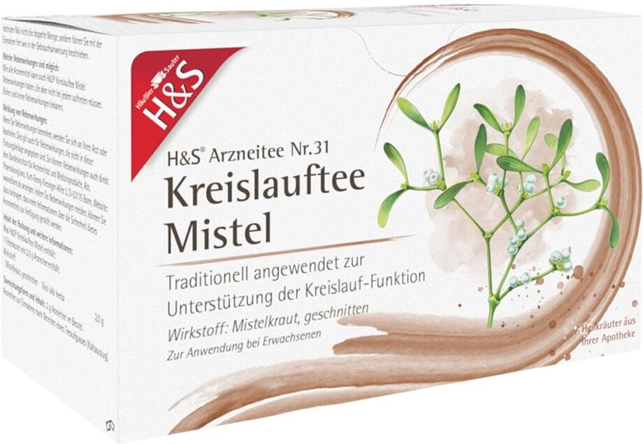 H&S Kreislauftee Mistel 20X2.0g