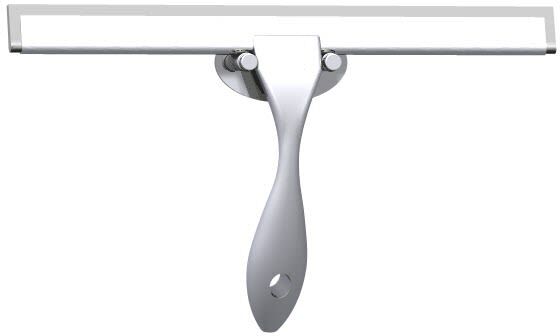 Dansani Match ergonomischer Duschabzieher mit Beschlag, Accessoires, 2400346, chrom
