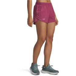 UNDER ARMOUR Fly-By Shorts Damen 659 - fuchsia dusk/fuchsia dusk/reflective XL