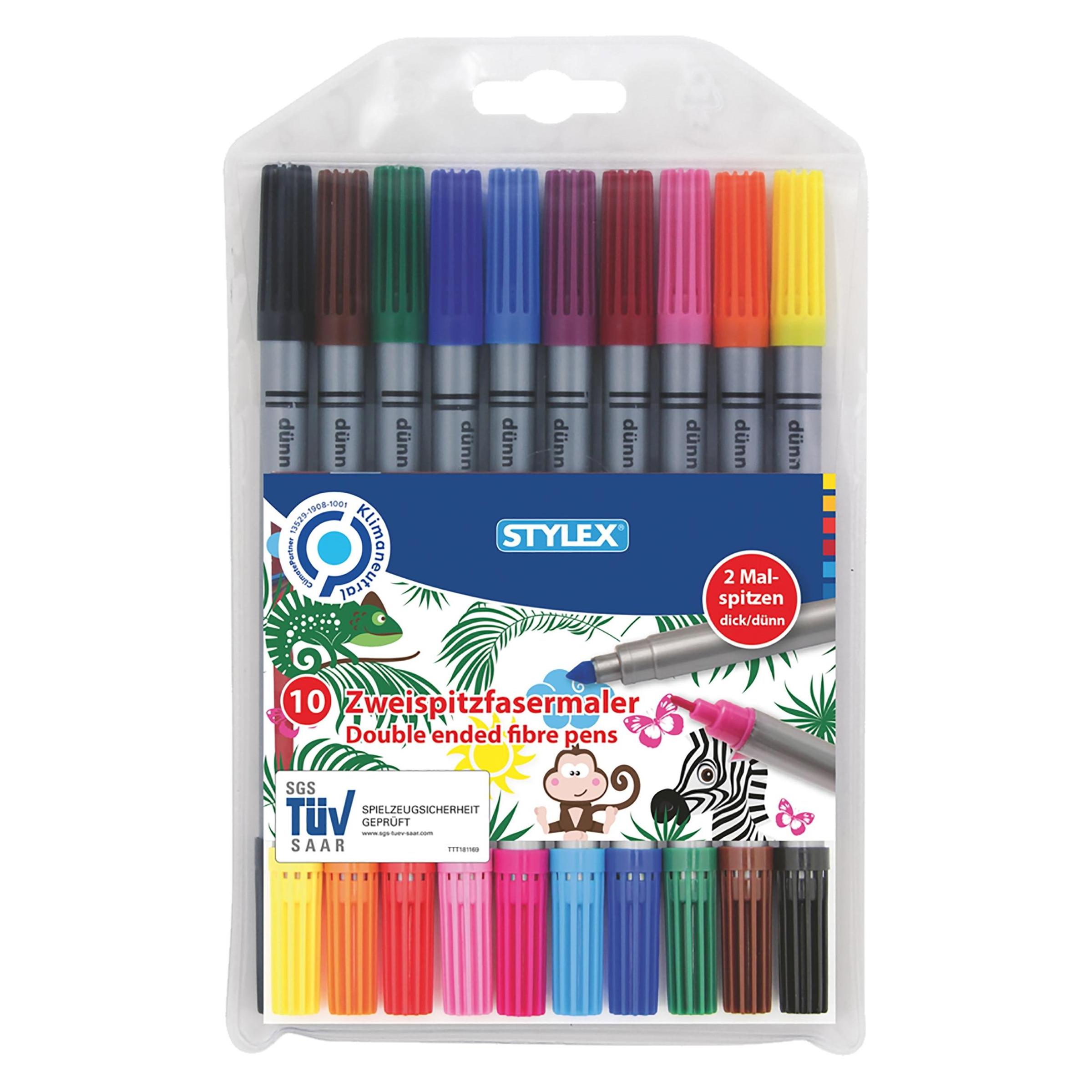 Stylex Fasermalstifte (10x) (66565)