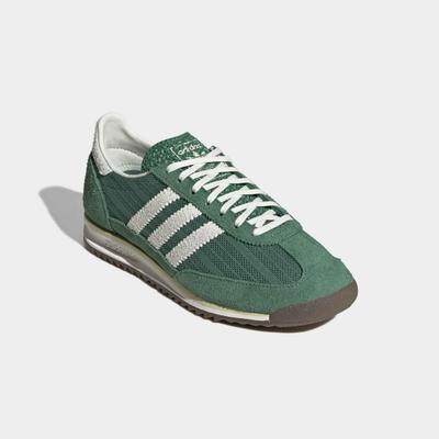 Sneaker ADIDAS ORIGINALS "SL 72 OG", Damen, Gr. 39, grün (blagrn, oweiß, duayel), Textil, Schuhe Sneaker