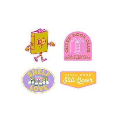 Still Here, Still Queer Pride Stickers - Sticker Set of 4, Taschenbuch von Out of Print, Out of Print