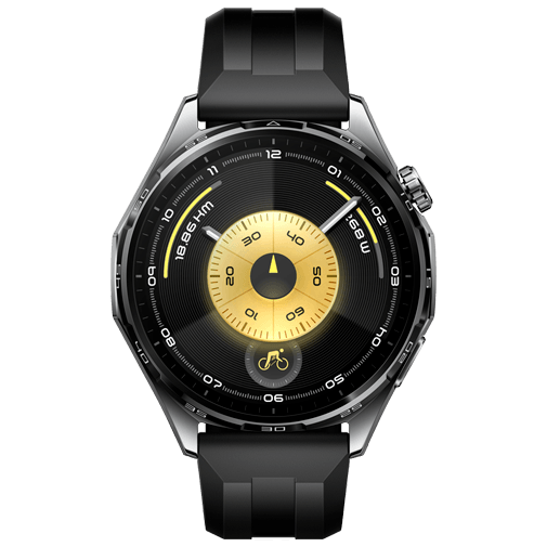 Huawei Watch GT 6 46mm Grau (Schwarzes Armband)