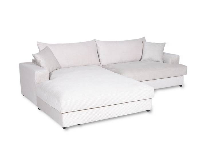 Ecksofa PAUL II Stoff beige