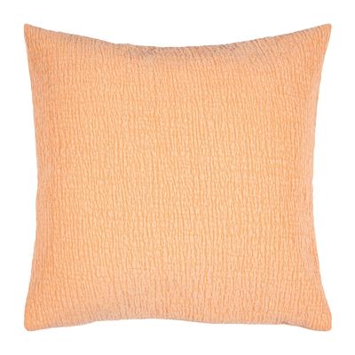 Dekokissen PAD "Fashion", apricot, unifarben, B:60cm L:60cm, Polyester, Dekokissen_Sitzkissen_Kissenhüllen, aus einer italienischen Fashionweberei
