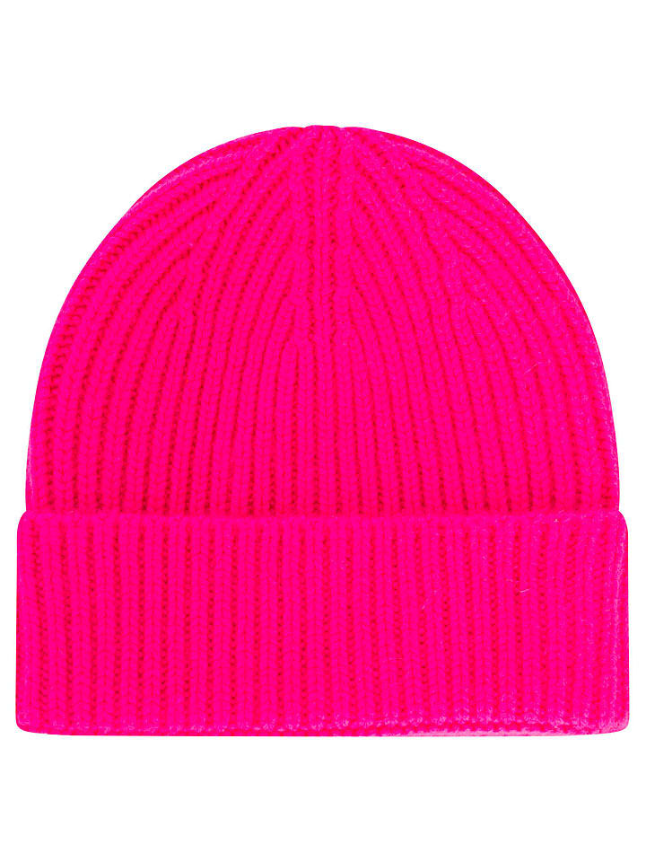 Zwillingsherz Kaschmir-Mütze in Pink - onesize