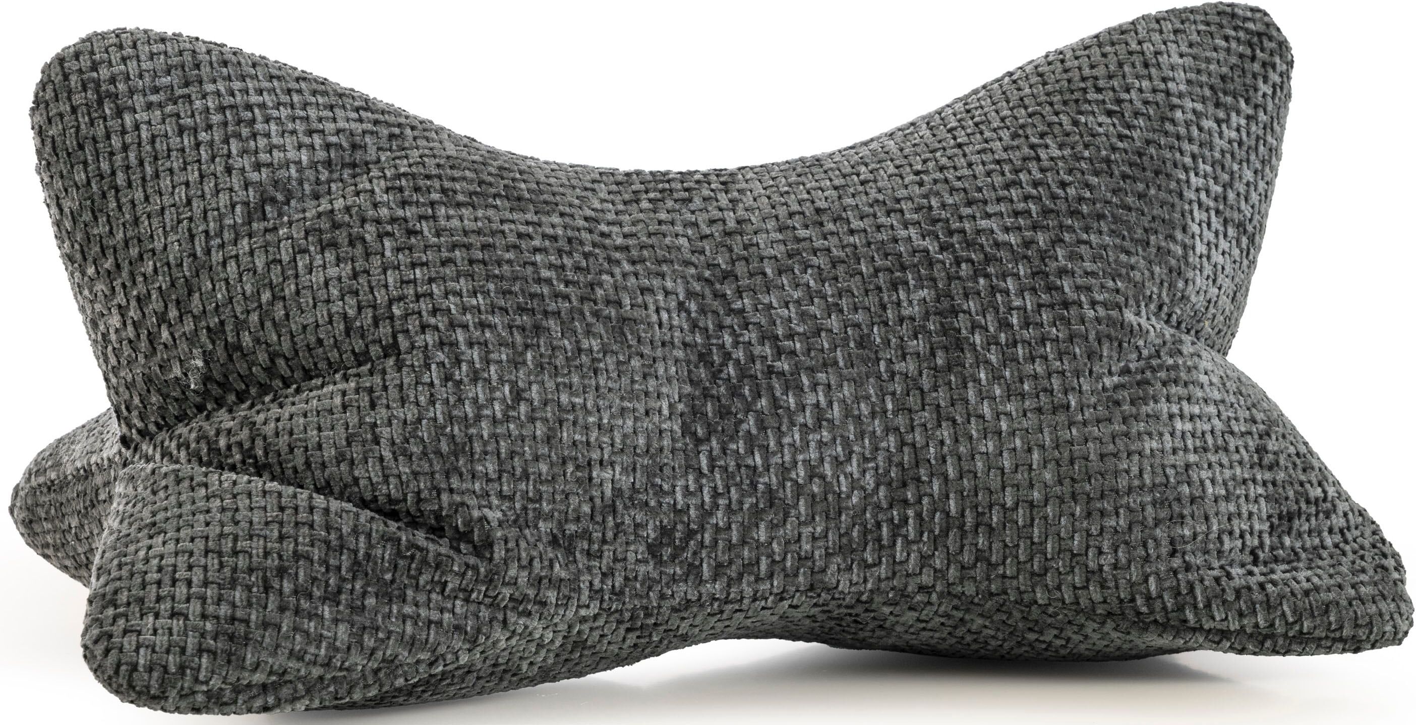Magma Heimtex "ARLO Leseknochen" Ergonomisches und kuscheliges Nackenkissen sowie Buch-/Tabletstütze anthrazit B/H/L: 0cm x 0cm x 42cm