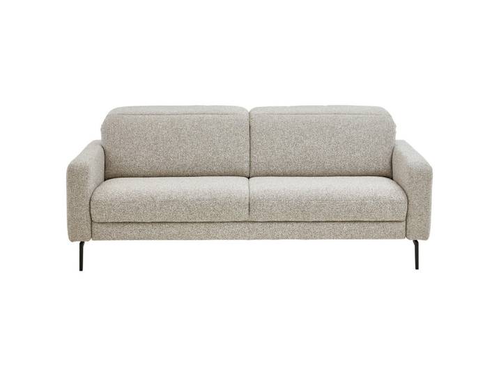 Dieter Knoll 3-Sitzer-Sofa, Sandfarben, Metall, 210x82x107 cm, Typenauswahl, Fussart wählbar, Lederauswahl, Stoffauswahl, Sitzqualitäten, Hocker erhältlich, Wohnzimmer, Sofas & Couches, 3er Sofas