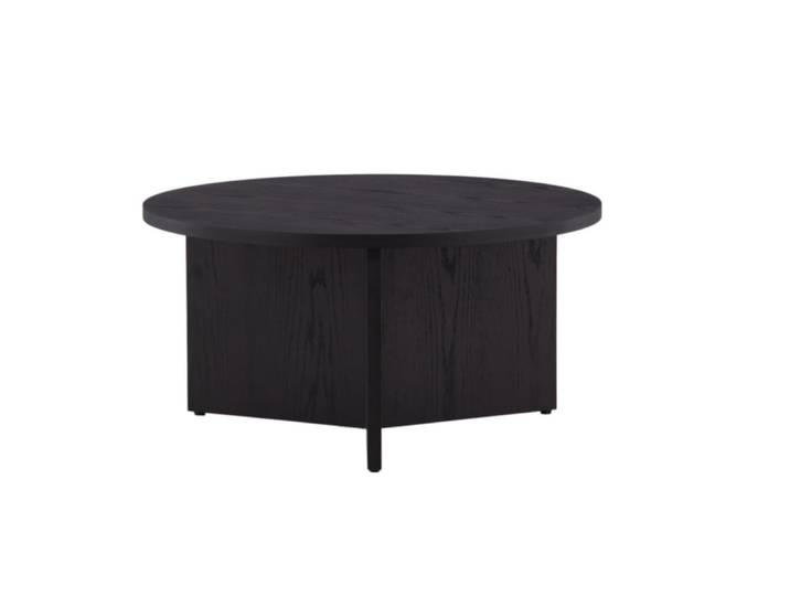 Table basse en bois de couleur noire