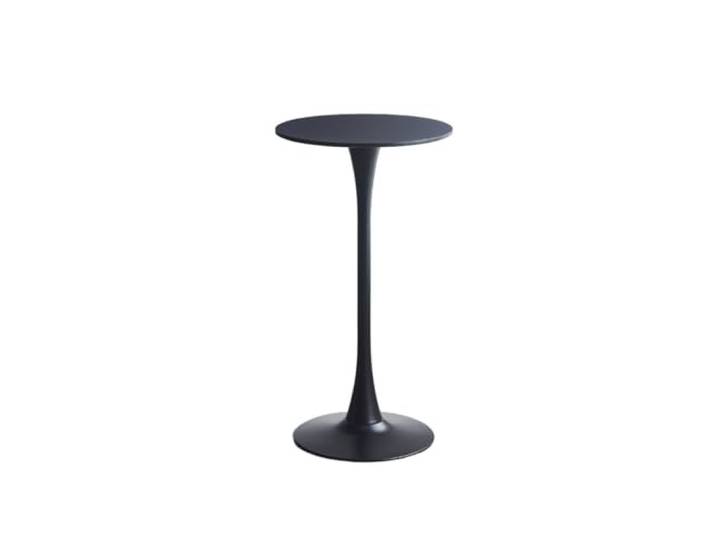 wD7rE5bm6z Bartisch Einfache Casual Runde Kaffee Bar Tisch Home Höhe Cocktail Tisch for Wohnzimmer Party(Schwarz)