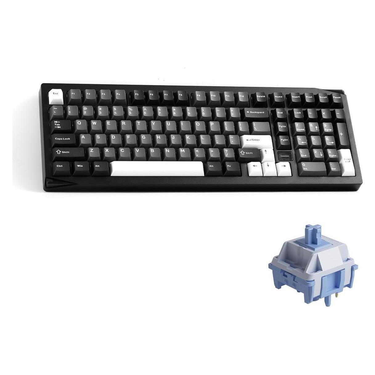 Akko TASTATUR WRL GEM 02 VIA/SCHWARZ/SIL. 6978414650828 (US, Kabelgebunden, Kabellos) (6978414650828)